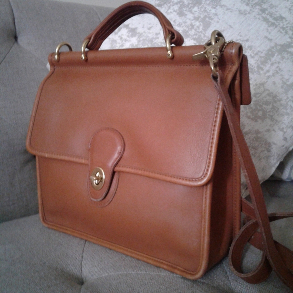 Coach Vintage Glove Tanned Leather Willis 9927 USA